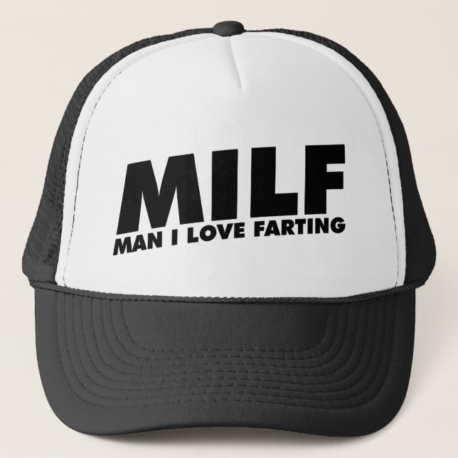 Boné Homem que de MILF eu amo Farting (Frente)