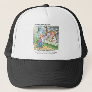 Boné Homem Velho & A Farmácia Presentes de Desenhos Eng