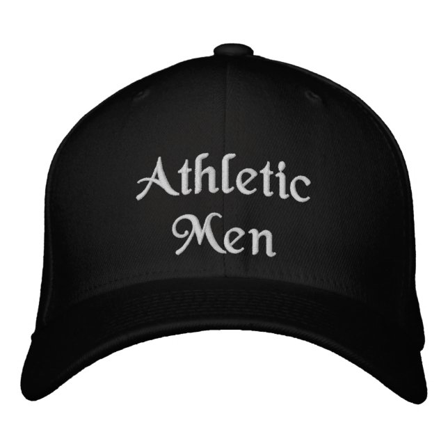 Boné Homens Atléticos Texto Personalizado Força Estilo  (Frente)