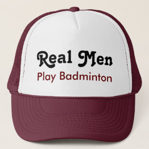 Boné Homens Reais Jogam Badminton