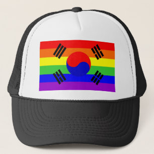 Boné homossexual orgulhoso alegre da bandeira do