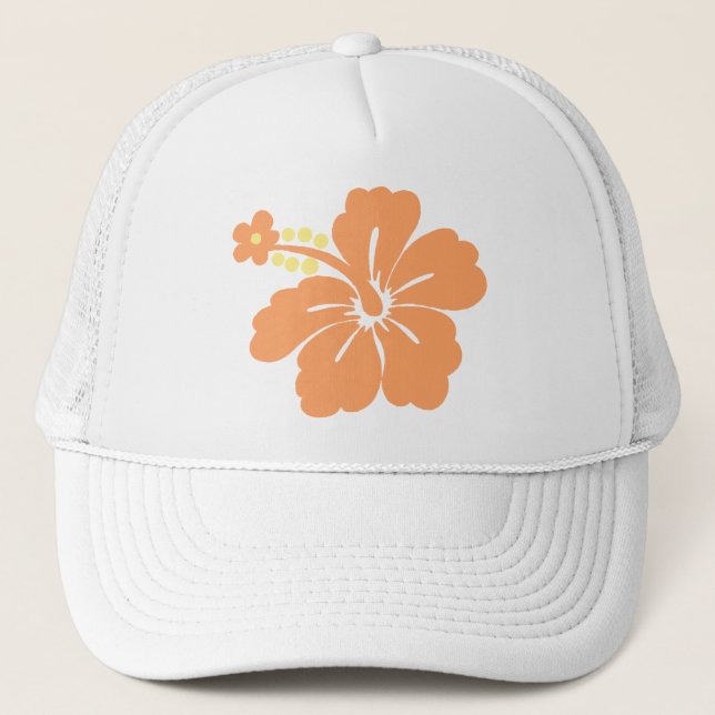 Boné Honolua Hibiscus Tropical Trucker Hats (Frente)