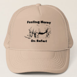 Boné Horny do safari do rinoceronte