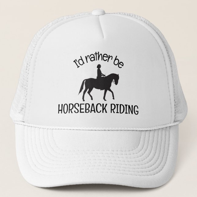 Boné Horseback Riding Equestrian Design Hat (Frente)