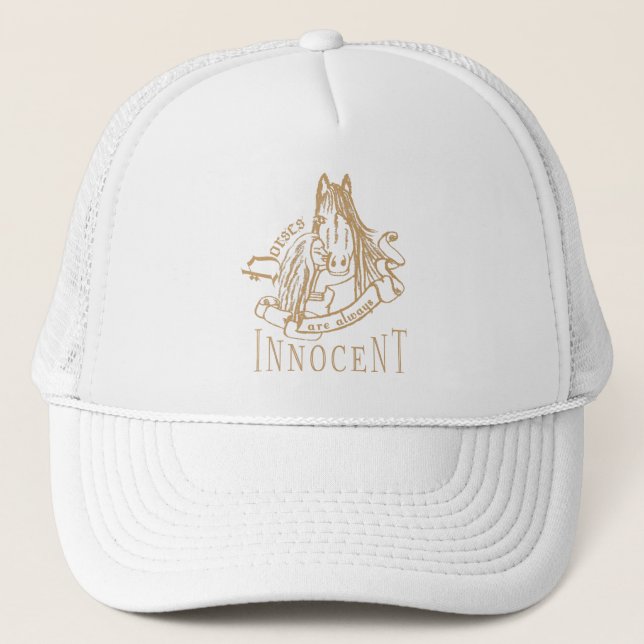 Boné HorsesAreInnocent - Trucker Hat (Frente)