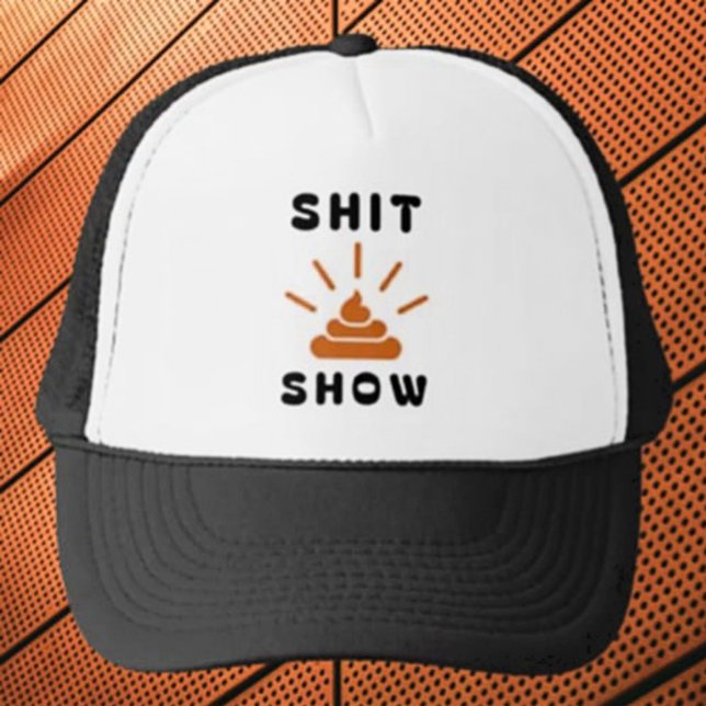 Boné Hot Mess Express Trucker Hat - Cartoon Engraçado (Criador carregado)