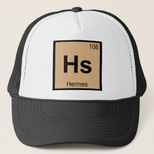 Boné Hs - Hermes Deus Símbolo da Tabela Periódica Quími