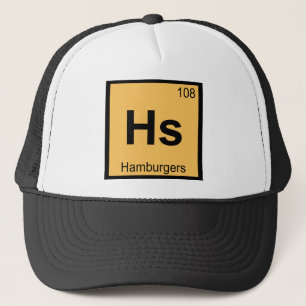 Boné HS - Símbolo da mesa periódica da química dos