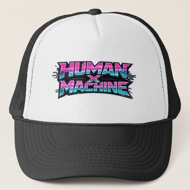 Boné Human × Machine Futuristic Tech Cap Hat (Frente)