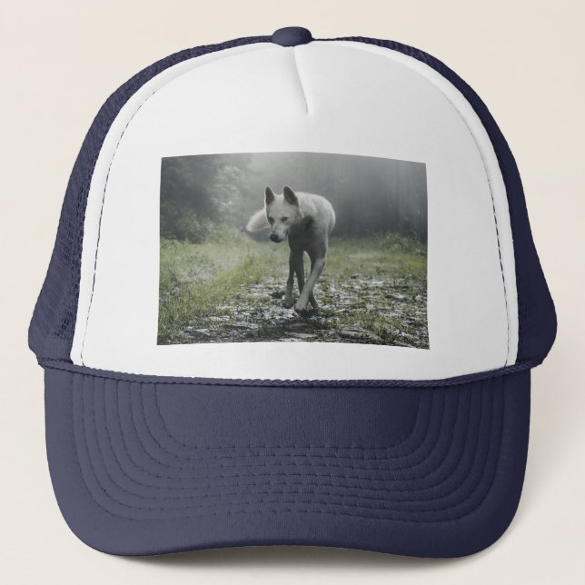 Boné Husky Siberiano Branco (Frente)