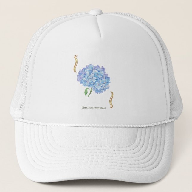 Boné Hydrangea Bloom – Vintage Botanical Flower  (Frente)