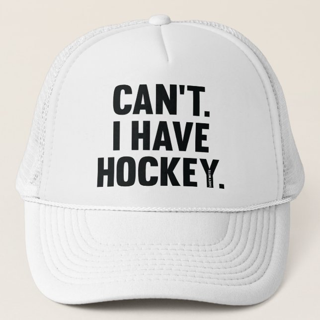 Boné I Can't I Have Hockey Funny Excuse (Frente)