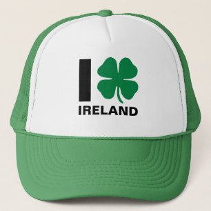 Boné I [coração] Irlanda - Shamrock