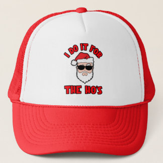 Boné I DO IT FOR THE HO'S Santa Screwball Graphics