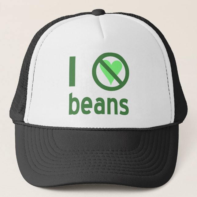 Boné I Hate Beans (Frente)