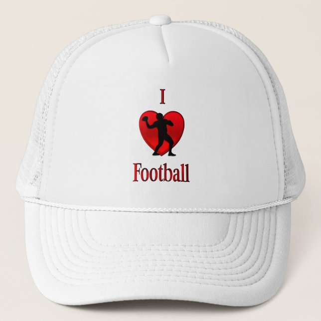 Boné I Heart Football (Frente)