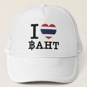 Boné I Heart (Love) Baht