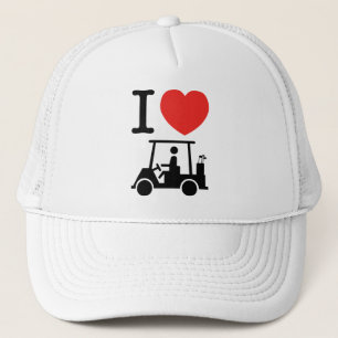 Boné I Heart (Love) Golf Cart