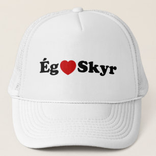 Boné I Heart (Love) Skyr [Ég Elska Skyr] Islandês