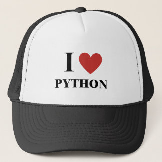 Boné I HEART Python Hat