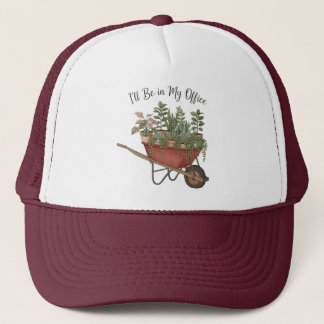 Boné I’ll Be in My Office Funny Plant Lover Quote