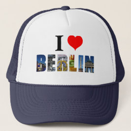 Boné I Love Berlin Germany Viagem City Photo