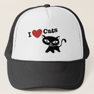 Boné I Love Cat