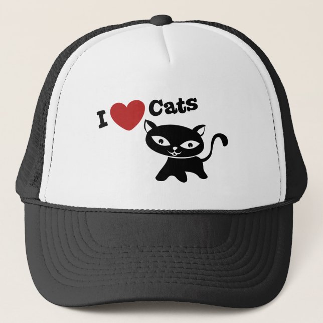 Boné I Love Cat (Frente)