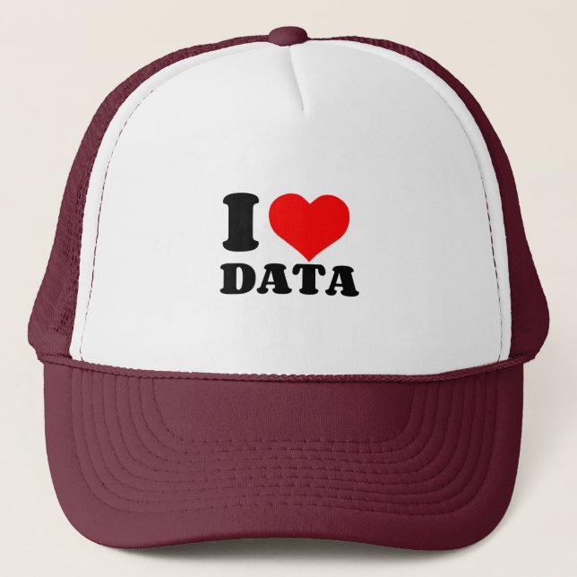BONÉ I LOVE DATA HEART (Frente)