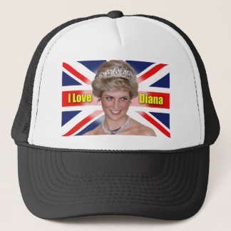 Boné 'I Love Diana' Princesa HRH