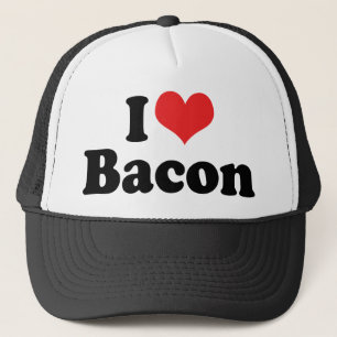 Boné I Love Heart Bacon - Bacon Lover