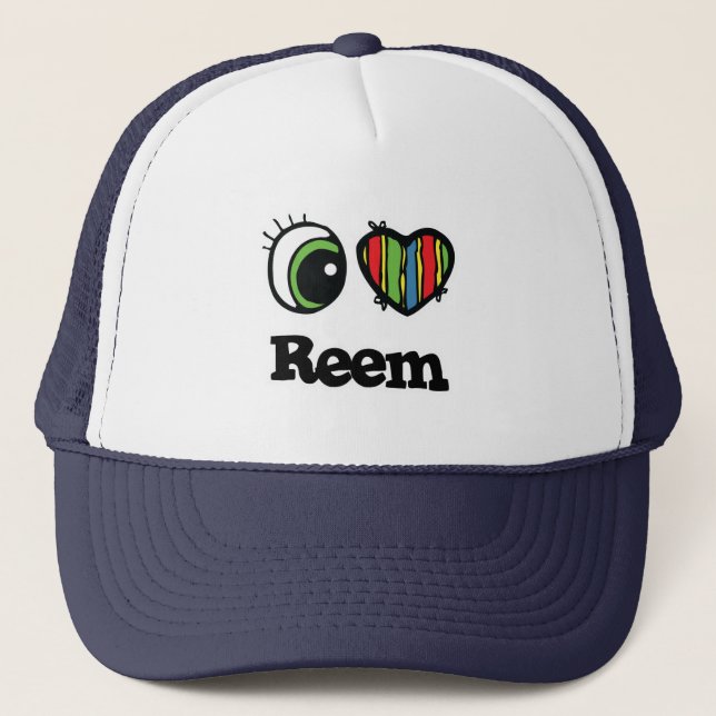 Boné I Love (Heart) Reem (Frente)