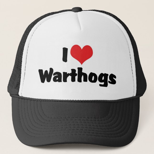 Boné I Love Heart Warthogs (Frente)