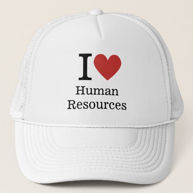 Boné I ❤️ Love HR - Recursos Humanos (Frente)