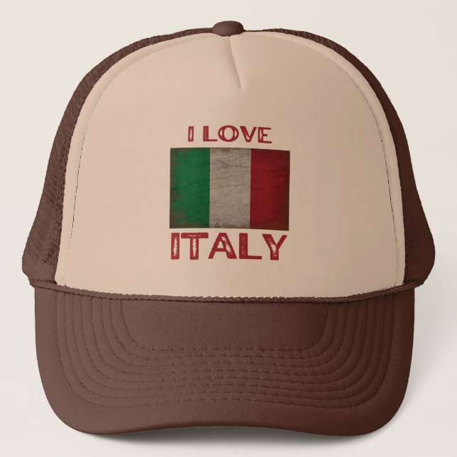 BONÉ I LOVE ITALY TRUCKER HAT (Frente)