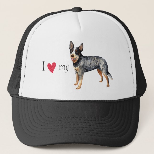 Boné I Love my Australian Cattle Dog (Frente)