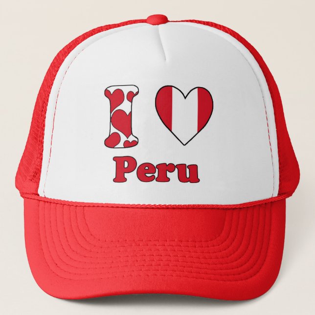 Boné I love Peru (Frente)
