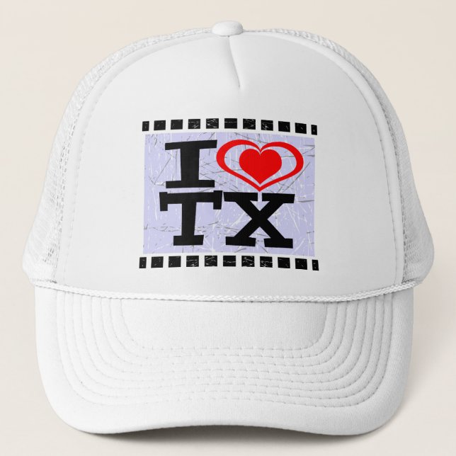 Boné I love Texas   - Hat (Frente)