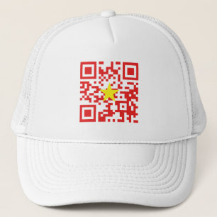 Boné I Love Vietnam (Tôi Yêu Viet Nam) Flag QR Code