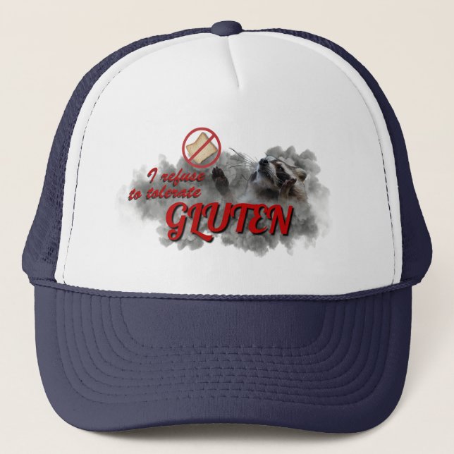 Boné I Refuse To Tolerate Gluten meme hat (Frente)