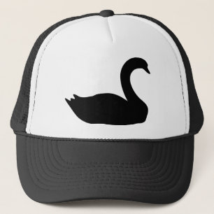Boné ícone da cisne preta