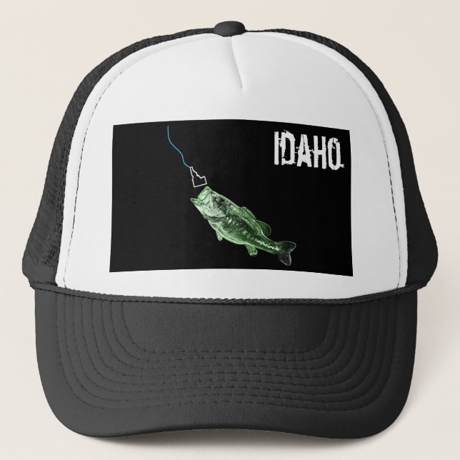 BONÉ IDAHO BASS - AQUI PESCA - IDAHO BRILHANTE (Frente)