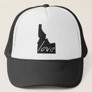 Boné Idaho Map Shaped Chalkboard Love Idahoan Adoring