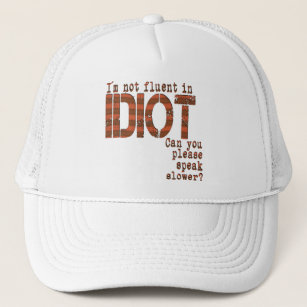 Boné Idiota - chapéu