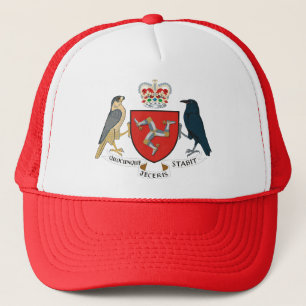 Boné ilha do emblema do homem