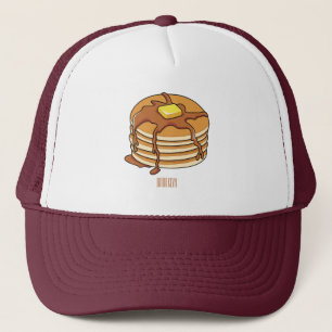 Boné Ilustração de desenho animado de Pancake