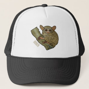 Boné Ilustração de desenho animado de Tarsier