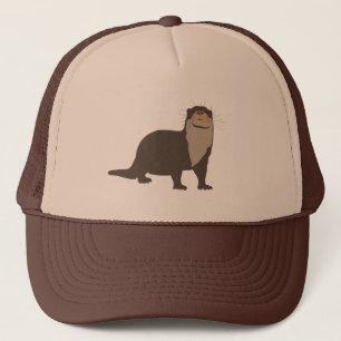 Boné Ilustração de Lontra Cuta