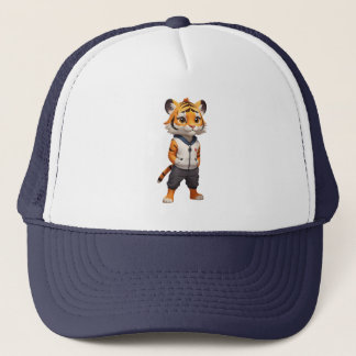 Boné Ilustração de Tigre legal e Adorável