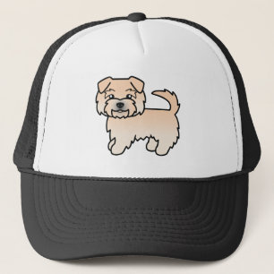 Boné Ilustração do Cão de Cartoon Norfolk Terrier Wheat